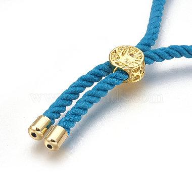 Fabricación de pulsera de hilo de algodón(KK-F758-03B-G)-3