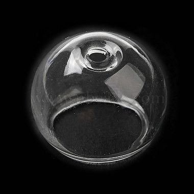 cône de perles de verre transparent(GLAA-G100-01B-01)-2