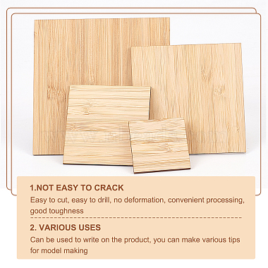 Olycraft Square Wooden Boards for Painting(AJEW-OC0001-93)-4