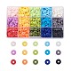 15 Colors Handmade Polymer Clay Beads(CLAY-X0011-02A)-1