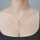 201 collier pendentif coeur creux en acier inoxydable(NJEW-OY002-22)-2