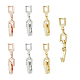 6Pcs 3 Colors Barss Fold Over Clasps(FIND-FH0008-50)-1