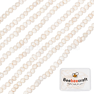 Beebeecraft 2 Strands Natural Cultured Freshwater Pearl Beads Strands, Potato, Beige, 1.5~2x1.5~2x1.5~2mm, Hole: 0.5mm, about 155~158pcs/strand, 14.13~14.25 inch(35.9~36.2cm)(PEAR-BBC0001-19)