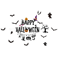 PVC Wall Stickers, for Wall Decoration, Halloween Themed Pattern, 300x490mm(DIY-WH0228-359)