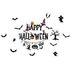 PVC Wall Stickers, for Wall Decoration, Halloween Themed Pattern, 300x490mm(DIY-WH0228-359)