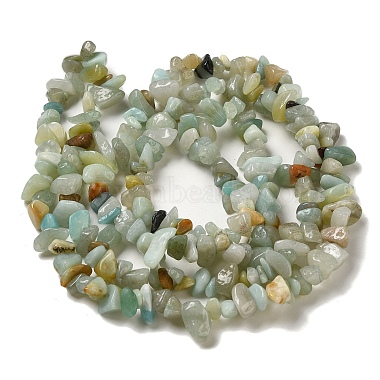 Brins de perles d'amazonite de fleurs naturelles(G-M205-12-01)-3