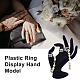 Flocking and Plastic Finger Ring Display Stands(RDIS-WH0007-09)-3