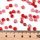 Opaque & Transparent Inside Colours Glass Seed Beads(SEED-F004-4mm-05)-6