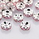 Brass Rhinestone Spacer Beads(RB-A014-L6mm-27S-NF)-1