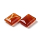 26Pcs Natural Carnelian Healing Rectangle with Letter A~Z Display Decorations(G-K335-07C)-2