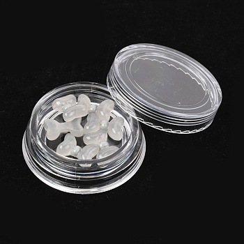 Plastic Cabochons Nail, Nail Art Decoration Accessories for Women, Bowknot, Gray, 12x8.5x3.8mm