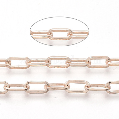 Unwelded Iron Paperclip Chains(CH-S125-02E-RG)-2