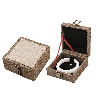 Wheat Square Cloth Bracelet Boxes