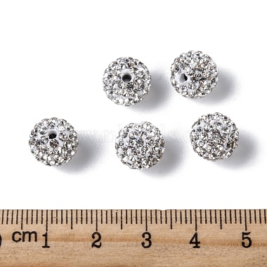 Grade A Rhinestone Pave Disco Ball Beads(RB-Q102-12)-4