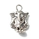 Elephant Tibetan Style Alloy Beads Charms(PALLOY-JF00948)-1