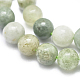 Chapelets de perles naturelles de jade du Myanmar/jade de Birmanie(G-D0001-08-6mm)-3