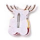 Christmas Reindeer/Stag Cloth Snap Hair Clips(PHAR-G003-16)-2