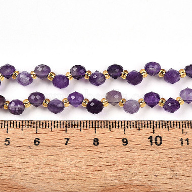 Natural Amethyst Beads Strands(G-T141-48)-5