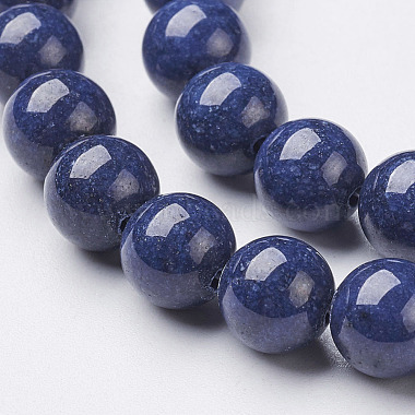 Natural Mashan Jade Round Beads Strands(X-G-D263-8mm-XS09)-2