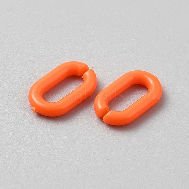 Opaque Acrylic Linking Rings(SACR-WH0001-37I)-2