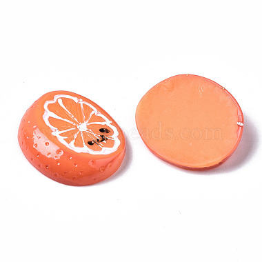 Spray Painted Resin Cabochons(CRES-Q215-010)-3