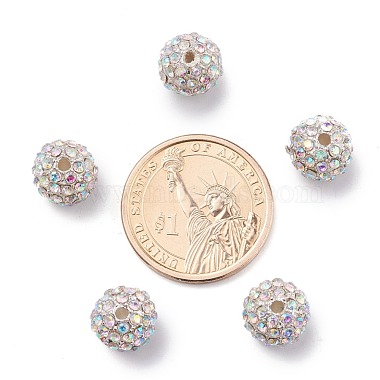 Alloy Rhinestone Beads(X-RB-A034-10mm-A28S)-2