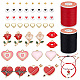 Valentine's Day DIY Bracelet Making Kit(DIY-AR0003-53)-1