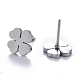 Unisex 304 Stainless Steel Stud Earrings(EJEW-E254-04P)-2