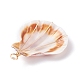 Natural Scallop Shell Pendants(PALLOY-JF01209)-4