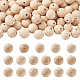 Cheriswelry 102Pcs 17 Style Unfinished Natural Wood European Beads(WOOD-CW0001-02)-1
