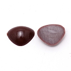 Plastic Dog Noses Crafts, For DIY Doll Toys Accessories, Coconut Brown, 15x20x6mm(DIY-WH0203-32E-02)