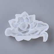 Flower Switch Cover Silicone Molds, Resin Casting Molds, For UV Resin, Epoxy Resin Craft Making, White, 8.2x10.8x2.6cm, Inner Diameter: 6.8x10.4cm(DIY-I043-04)