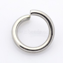 Tarnish Resistant 304 Stainless Steel Open Jump Rings, Stainless Steel Color, 3x0.5mm, 24 Gauge, Inner Diameter: 2mm(STAS-E066-02-3mm)