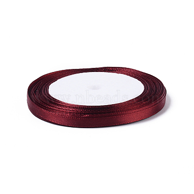 Garment Accessories 1/4 inch(6mm) Satin Ribbon(X-RC6mmY048)-2
