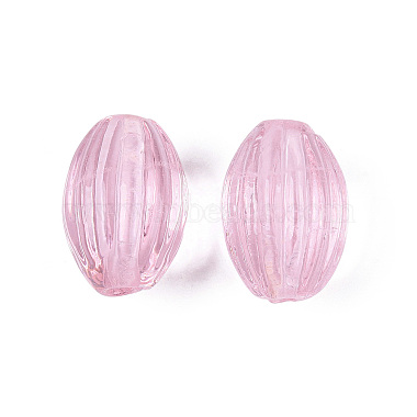 Handmade Ribbed Lampwork Beads(LAMP-N042-01A)-1