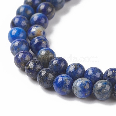 Lapis lazuli naturelles perles rondes brins(G-I181-09-4mm)-3