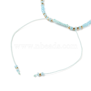 Bracelets de perles de nylon tressés réglables(BJEW-JB05593)-4
