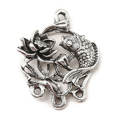 Antique Silver Fish Alloy Links