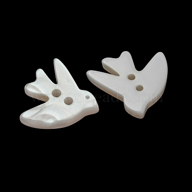 2 boutons de r&eacute;sine -hole(RE-CBABECA-02C)-2