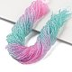 Transparent Painted Glass Beads Strands(X-DGLA-A034-T1mm-A10)-1