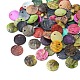 100Pcs 10 Colors Spray Painted Natural Akoya Shell Charms(SHEL-YW0001-07)-2