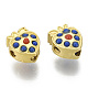 4-Hole Brass Beads(KK-S310-26D)-2