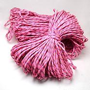 7 Inner Cores Polyester & Spandex Cord Ropes, for Rope Bracelets Making, Violet, 4mm, about 109.36 yards(100m)/bundle, 420~500g/bundle(RCP-R006-030)