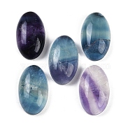 Natural Colorful Fluorite Cabochons, Oval, 18x10.5x5.5mm(G-H288-01E)