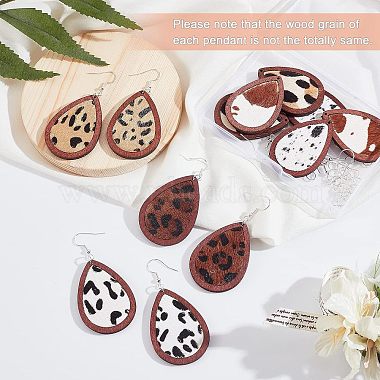 Olycraft DIY Teardrop Drop Earrings Making Kit(DIY-OC0008-22)-4