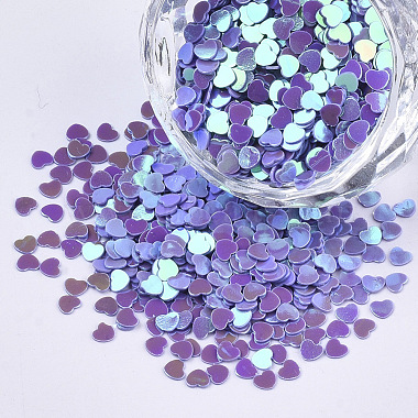 Blue Violet Plastic Beads