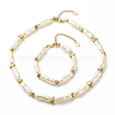 Gold Plastic Bracelets & Necklaces