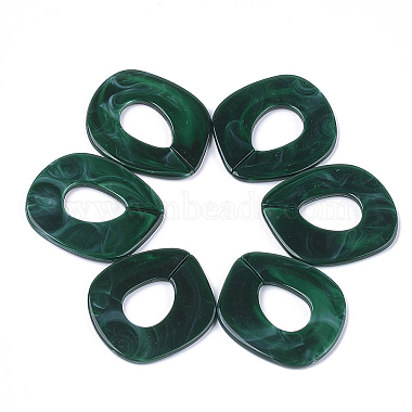 52mm DarkGreen Others Acrylic Linking Rings
