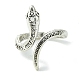 Snake Alloy Open Cuff Rings(RJEW-K275-68AS)-2