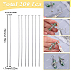 200Pcs Brass Flat Head Pins(KK-SC0005-26A)-2